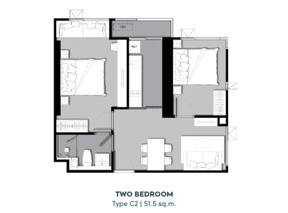 For rent: Life Ladprao, 44th floor, corner room, city view, fully furnished, ready to move in, reserve now, don't wait.