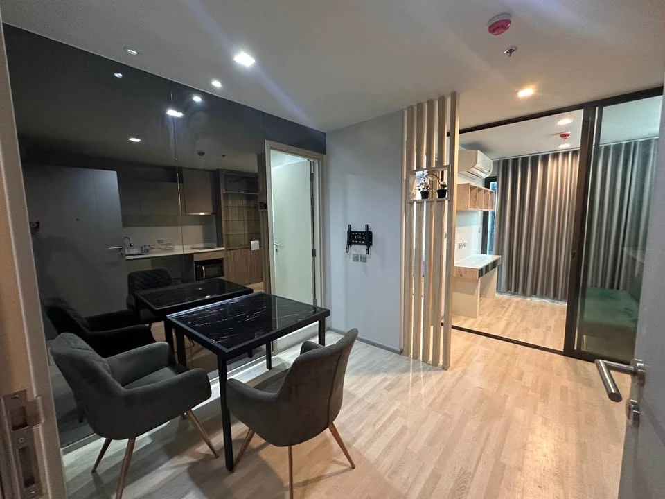 For rent: Life Ladprao, fully furnished, built-in throughout the room, beautiful design, comfortable to live in, complete with electrical appliances,