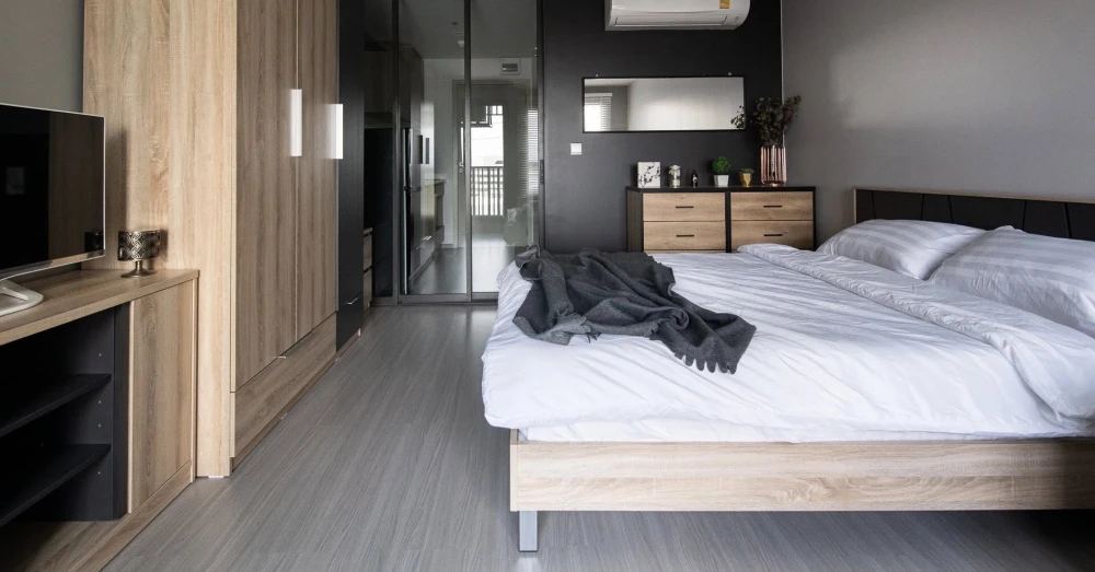 For rent: Life Ladprao, Building A, 19th floor, fully furnished with furniture in the most stylish tones. Must reserve!