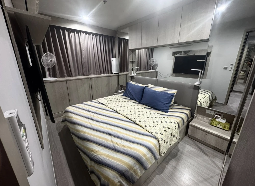 For rent: Life Ladprao, nice room, high floor, fully furnished, book now before you miss out++