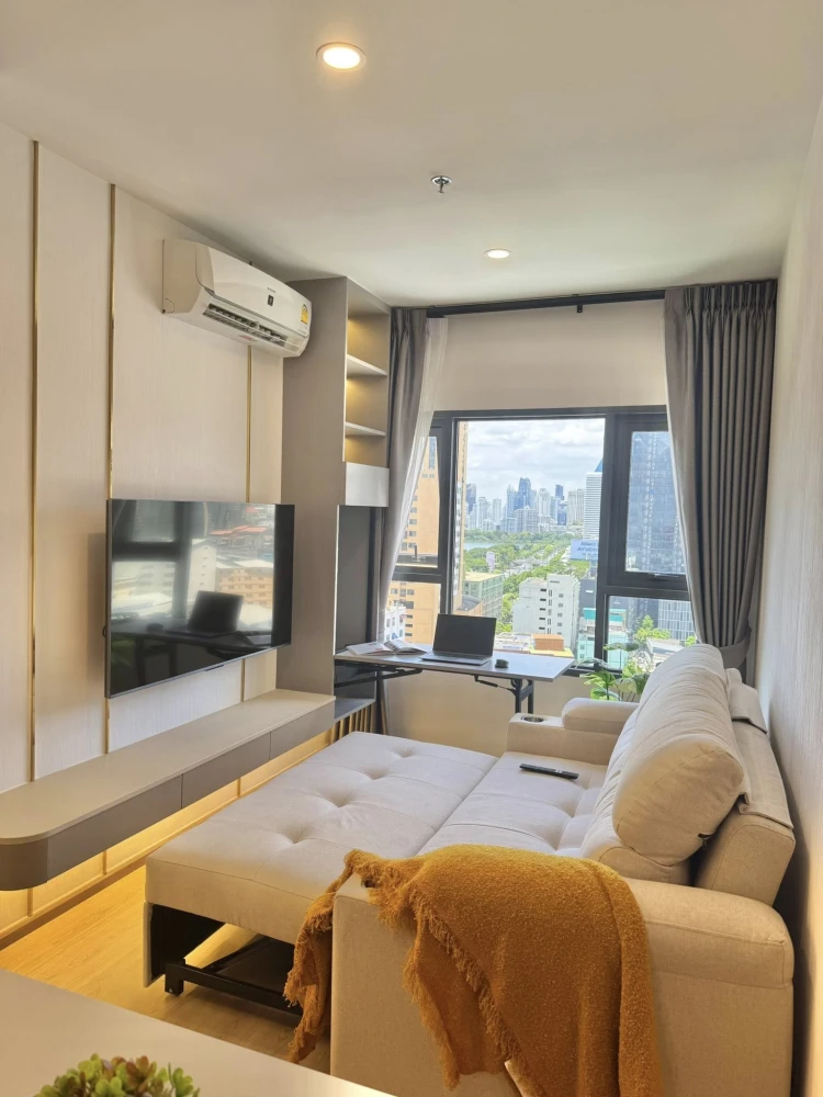 ให้เช่า Life Rama 4 - Asoke ห้องแต่งสวยสไตล์มินิมอล บิ้วอินหัวเตียงสุดปัง มาพร้อมสิ่งอำนวยความสะดวกครบครัน จองเลย