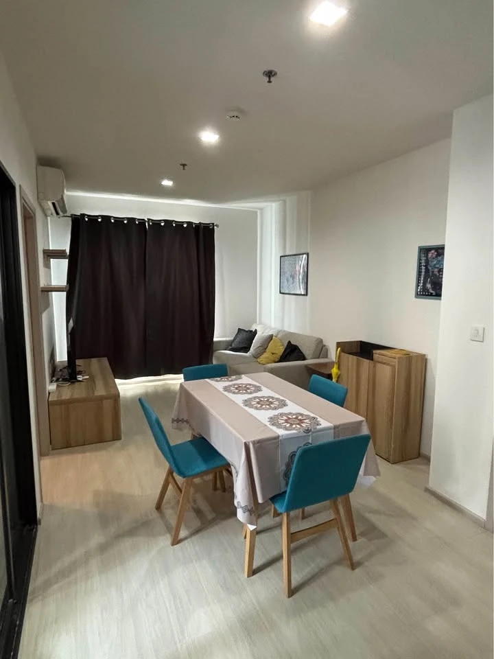 For rent: Life Sukhumvit 48, 2-bedroom unit, offering high privacy, fully furnished, and ready to move in.