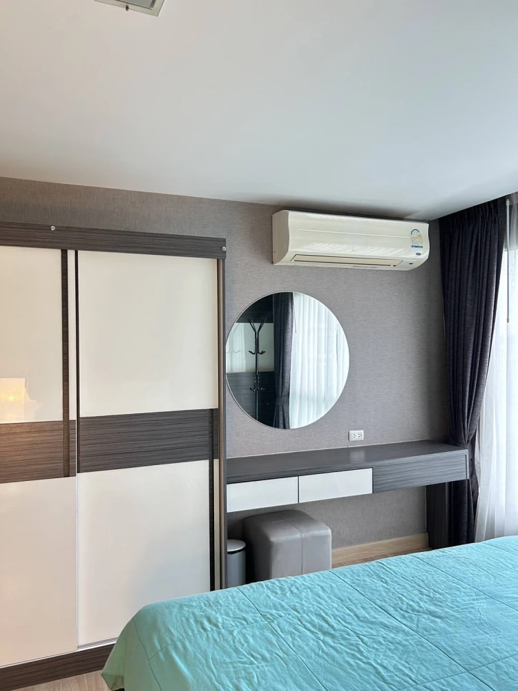 For rent Living Avenue Bangsaen, 4th floor, spacious room, fully furnished, nice to live in, reserve now, hurry!