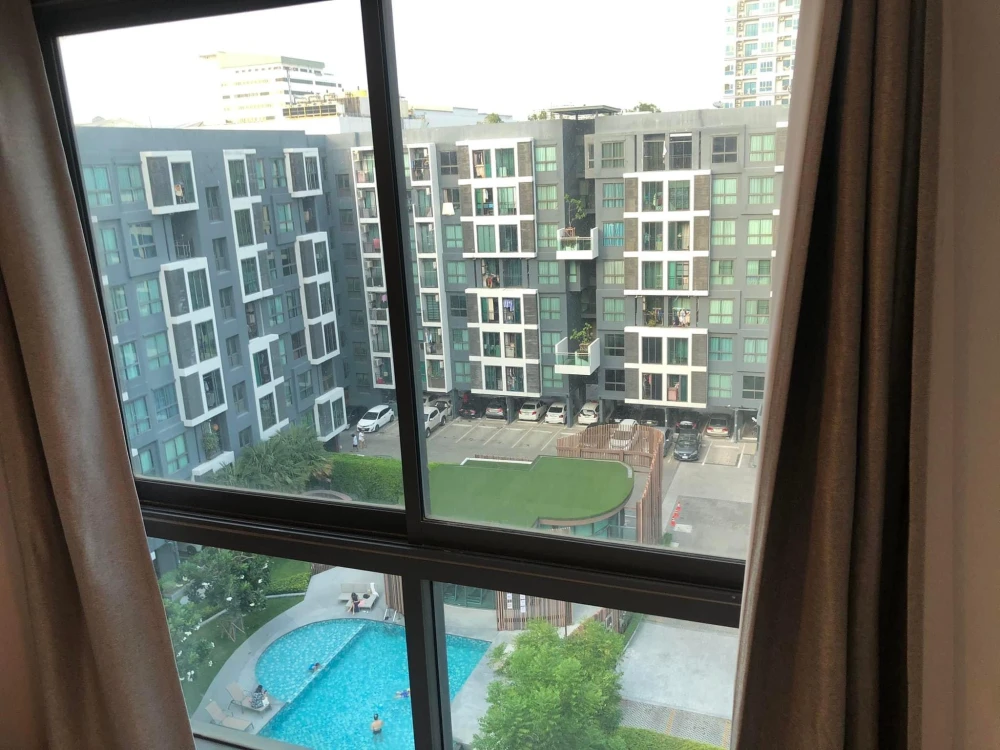 Living Nest Ramkhamhaeng for rent, nice room, 8th floor, comes with complete facilities, reserve now.