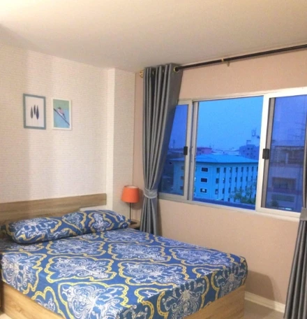 For rent: Lumpini Condotown Bodindecha-Ramkhamhaeng, 6th floor, unobstructed view, fully furnished. Book now!
