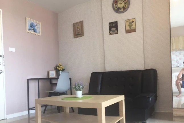 For rent: Lumpini Condotown Bodindecha-Ramkhamhaeng, 6th floor, unobstructed view, fully furnished. Book now!