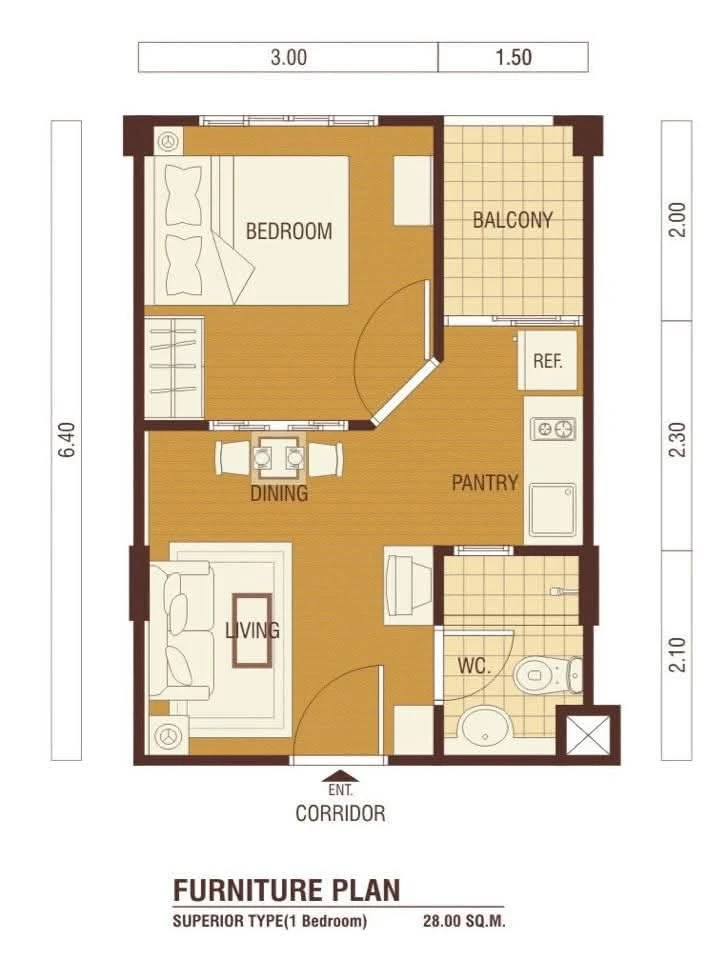 For rent: LUMPINI CONDOTOWN RAMINDRA - LAKSI, 1 bedroom, 1 bathroom, beautifully furnished and fully equipped. Just bring your suitcase and move in!