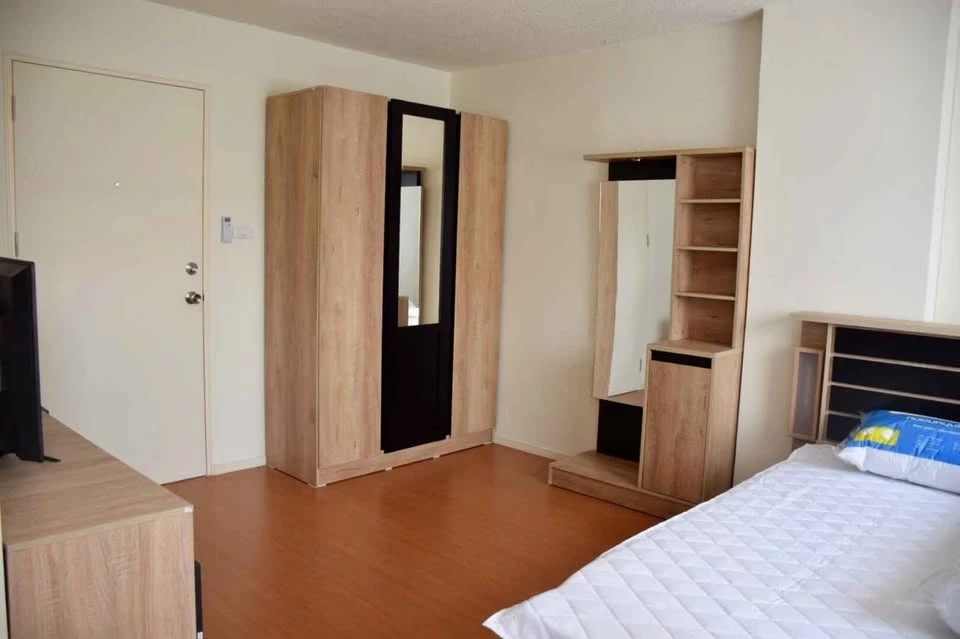 For rent: Lumpini CondoTown Romklao – Suvarnabhumi, 6th floor, fully furnished, nice to live in, book now, urgently.