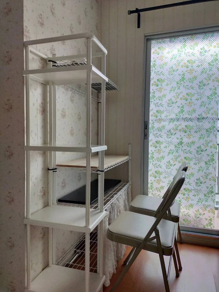 For rent Lumpini Mega city Bangna 1 bedroom, 1 bathroom, with beautiful wallpaper, comes with complete furniture, book now.