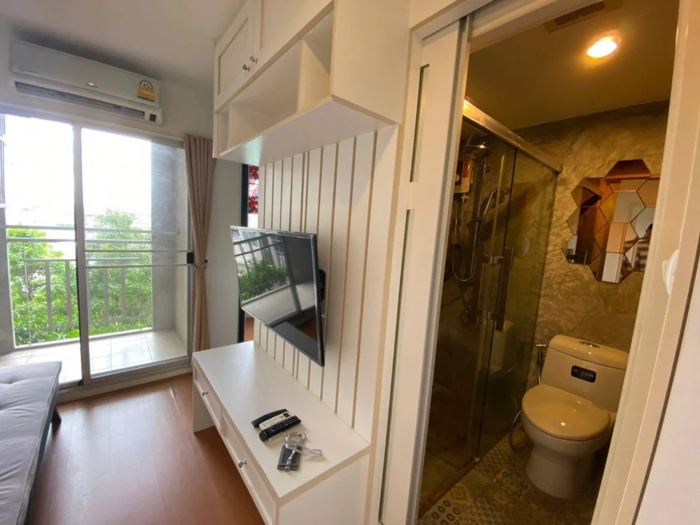 For rent: Lumpini Mega City Bangna, 1 bedroom, 1 bathroom, fully furnished, ready to move in.