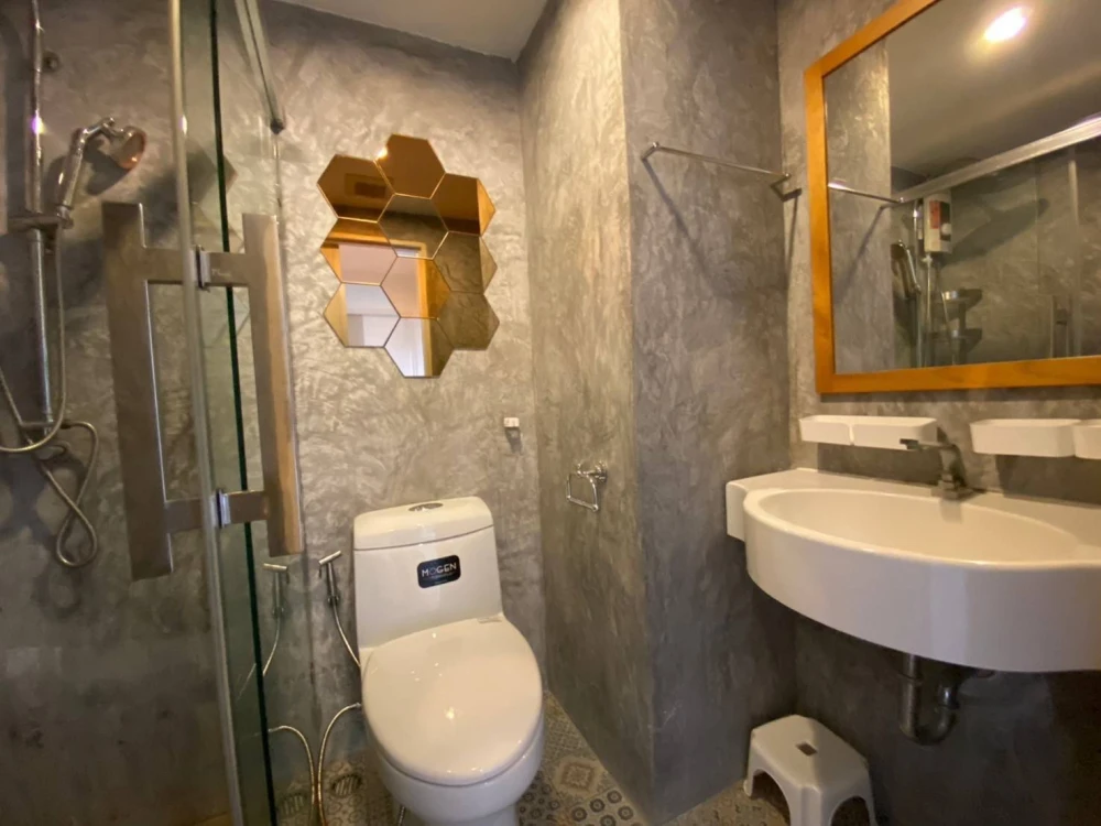 For rent: Lumpini Mega City Bangna, 1 bedroom, 1 bathroom, fully furnished, ready to move in.