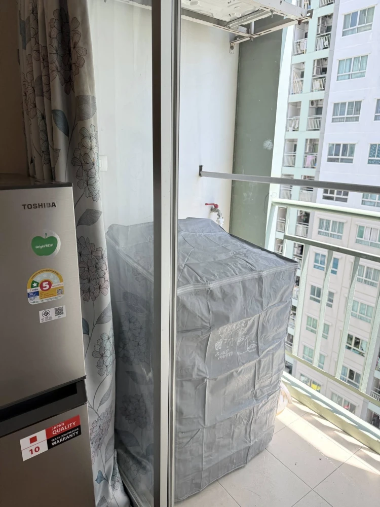 For rent: Lumpini Mega City Bangna, 12th floor, partitioned room, fully furnished. Interested? Reserve now! Hurry!