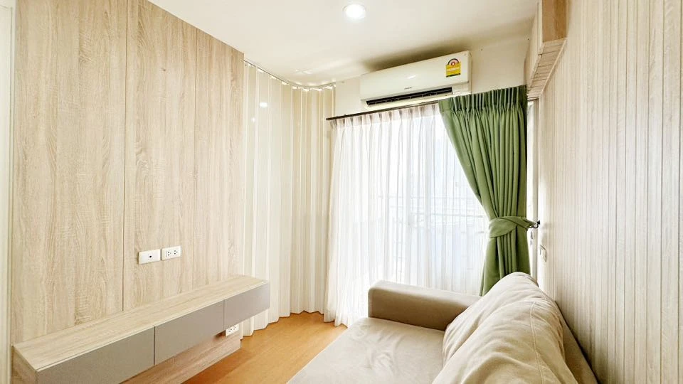 For rent Lumpini Mega City Bangna, 12th floor, fully furnished room, ready to move in. Interested, hurry and reserve now. Urgent!