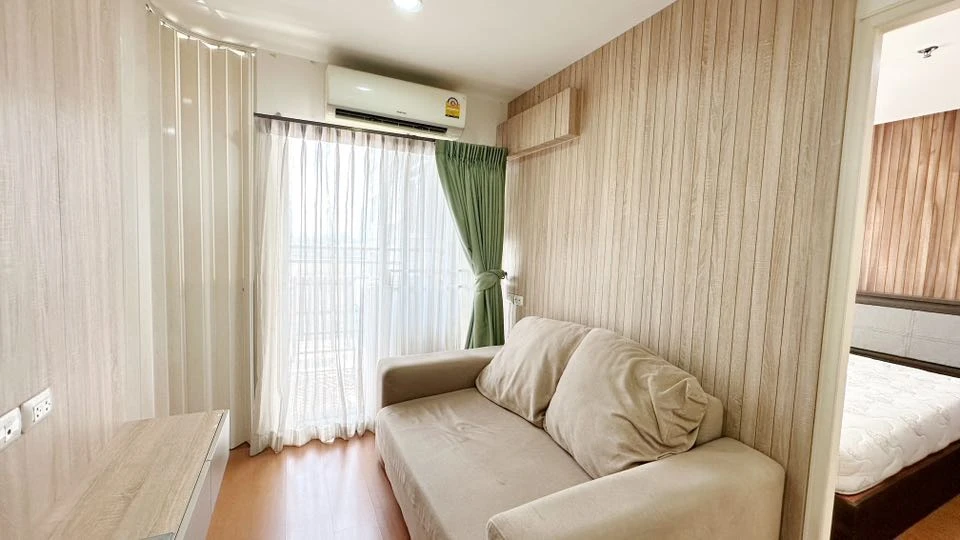 For rent Lumpini Mega City Bangna, 12th floor, fully furnished room, ready to move in. Interested, hurry and reserve now. Urgent!