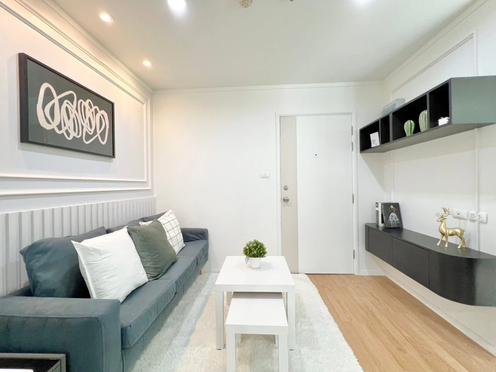 For rent: Lumpini Mega City Bangna, 28th floor, Building C, fully furnished as shown in the picture, ready to move in with bags immediately.