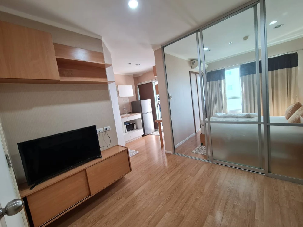 For rent: Lumpini Mega City Bangna, high floor unit, good ventilation, fully furnished, affordable price. Book now, don't miss out!!!