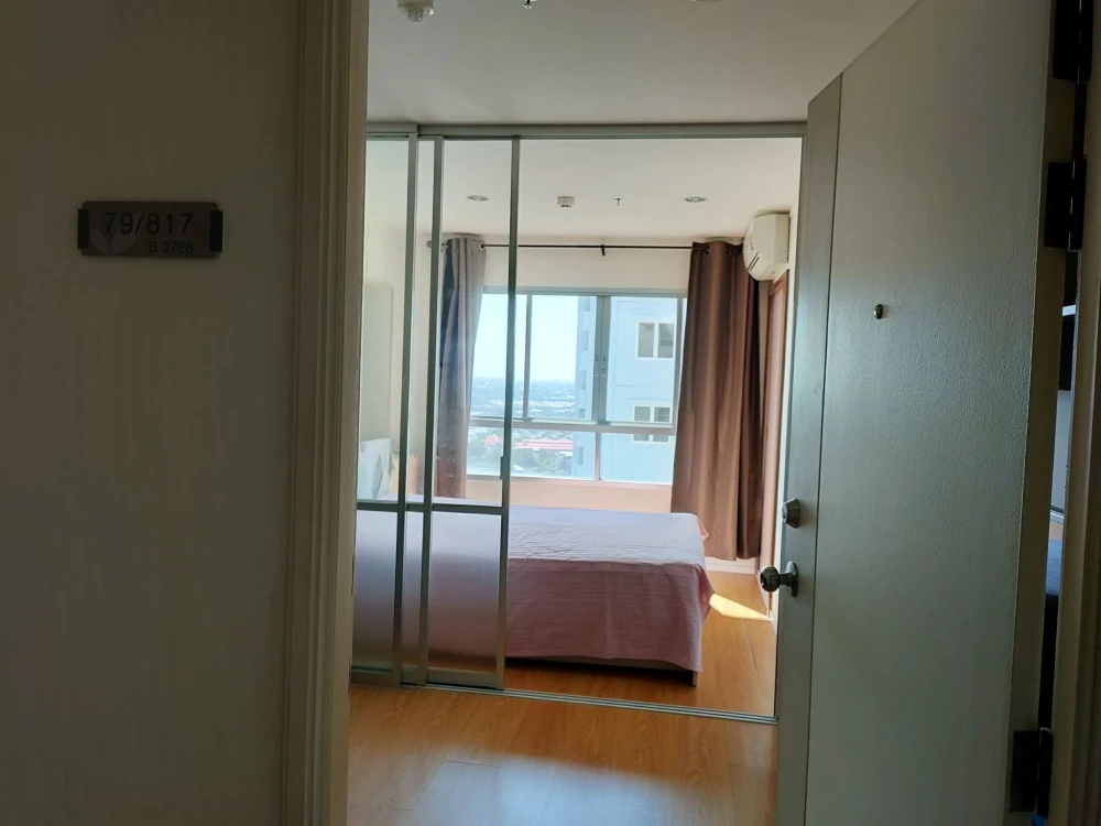 For rent: Lumpini Mega City Bangna, corner room, not crowded, fully furnished and equipped, beautiful view, don't miss it.