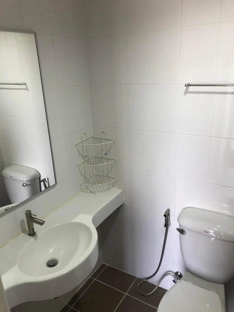 For rent Lumpini Mega city Bangna, beautiful room, clean, complete electrical appliances, very beautiful view, no buildings blocking, quiet, move now!