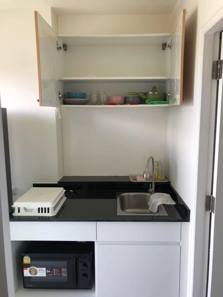 For rent Lumpini Mega city Bangna, beautiful room, clean, complete electrical appliances, very beautiful view, no buildings blocking, quiet, move now!
