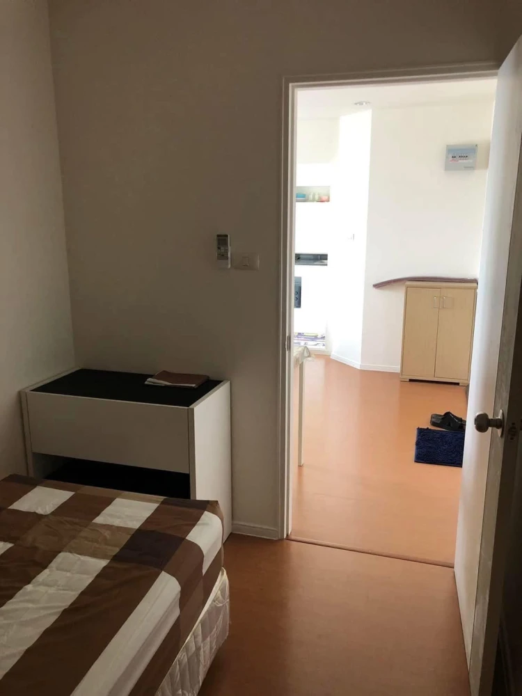 For rent Lumpini Mega city Bangna, beautiful room, clean, complete electrical appliances, very beautiful view, no buildings blocking, quiet, move now!