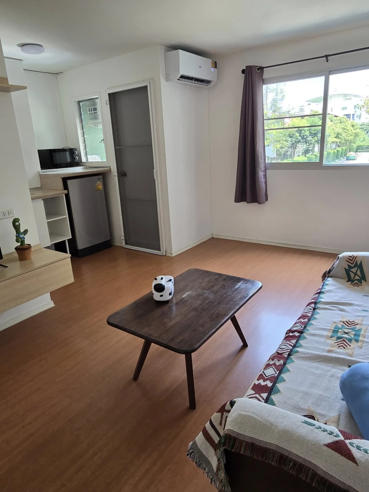 For rent: Lumpini Mixx Thepharak-Srinakarin, 2 bedrooms, 2nd floor, fully furnished, nice to live in, reserve now, urgently.