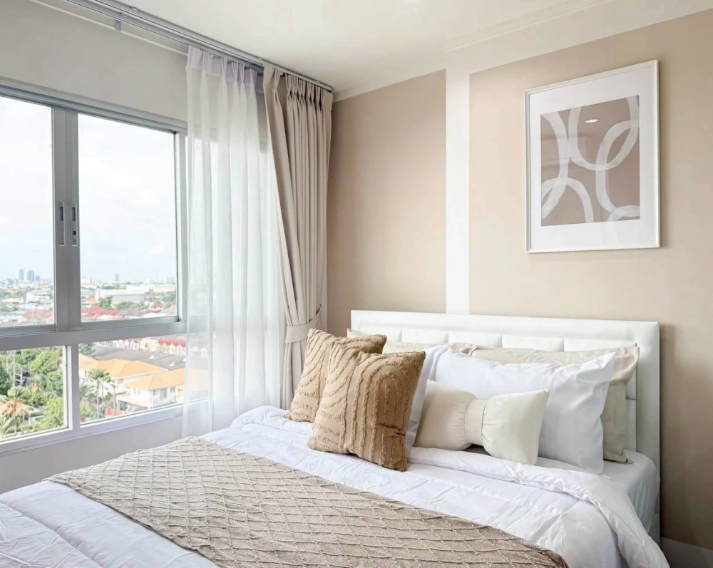 For rent: Lumpini Park Rattanathibet-Ngamwongwan, a comfortable room with a city view, unblocked view, affordable price, book now!