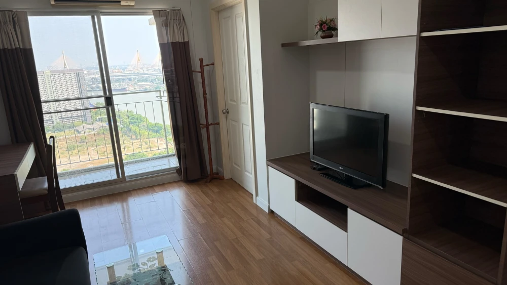 For rent: Lumpini Park Riverside - Rama 3, 1 bedroom, 1 bathroom, fully furnished, beautiful Chao Phraya River view. Book now!