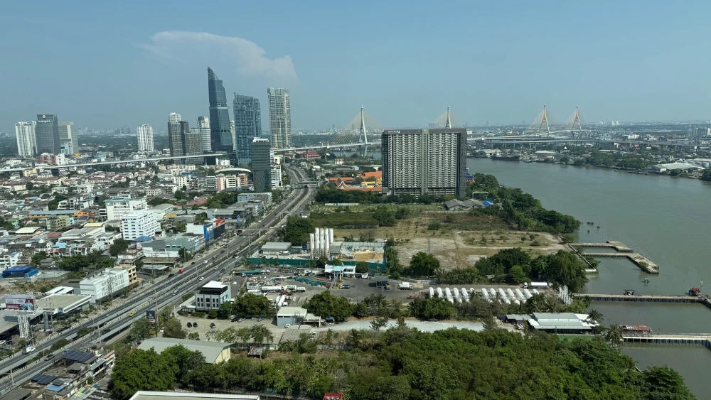 For rent: Lumpini Park Riverside - Rama 3, 1 bedroom, 1 bathroom, fully furnished, beautiful Chao Phraya River view. Book now!