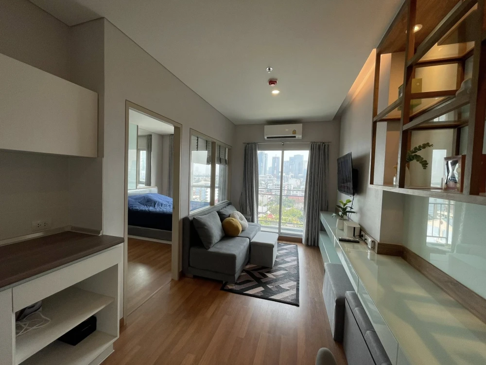For rent: Lumpini Park Vibhavadi-Chatuchak, a lovely room, stylishly decorated, beautiful city view, no blocking, reserve now!