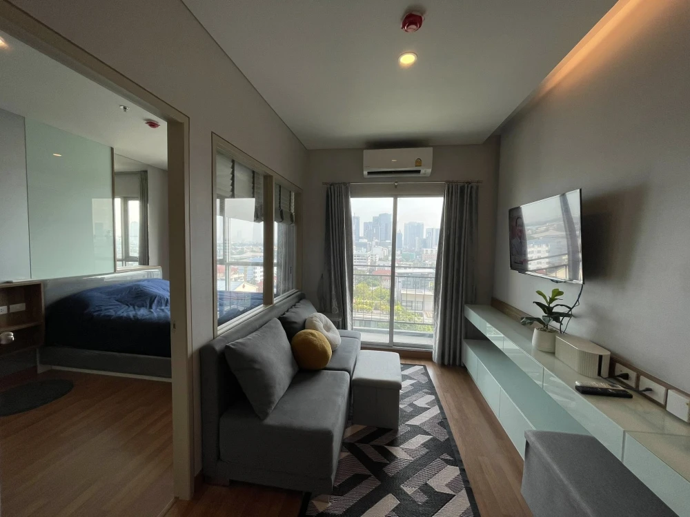 For rent: Lumpini Park Vibhavadi-Chatuchak, a lovely room, stylishly decorated, beautiful city view, no blocking, reserve now!