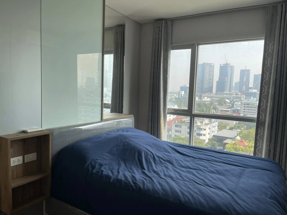 For rent: Lumpini Park Vibhavadi-Chatuchak, a lovely room, stylishly decorated, beautiful city view, no blocking, reserve now!
