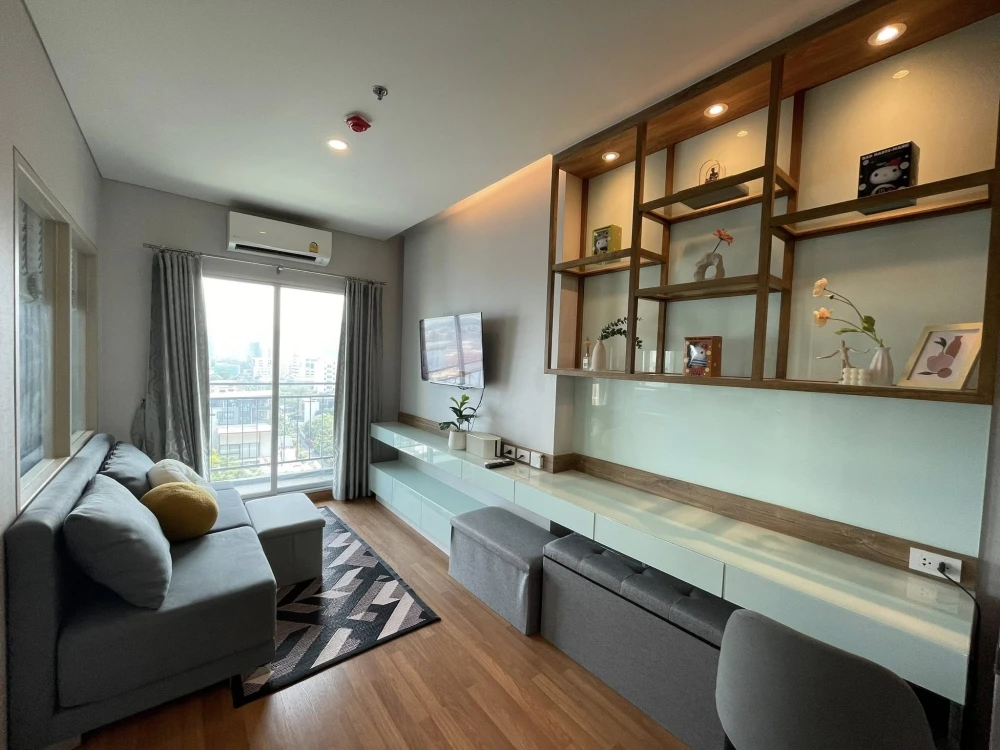 For rent: Lumpini Park Vibhavadi-Chatuchak, a lovely room, stylishly decorated, beautiful city view, no blocking, reserve now!
