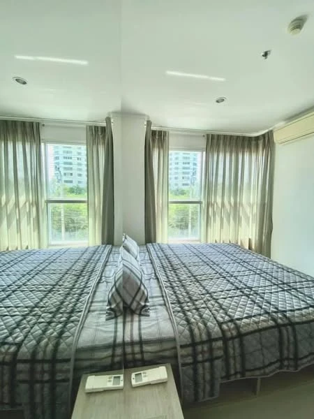 For rent Lumpini Parkbeach Jomtien 2nd floor, fully furnished room, ready to move in, reserve now, urgently.