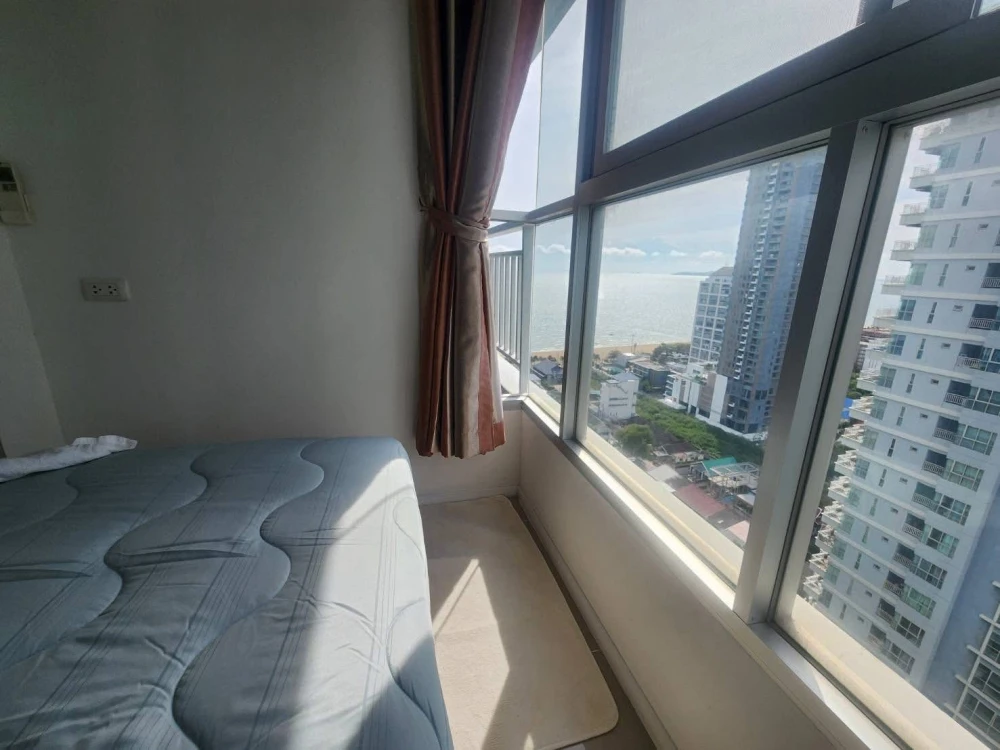 For rent Lumpini Parkbeach Jomtien, 23rd floor, nice room, comes with complete decoration, reserve now.
