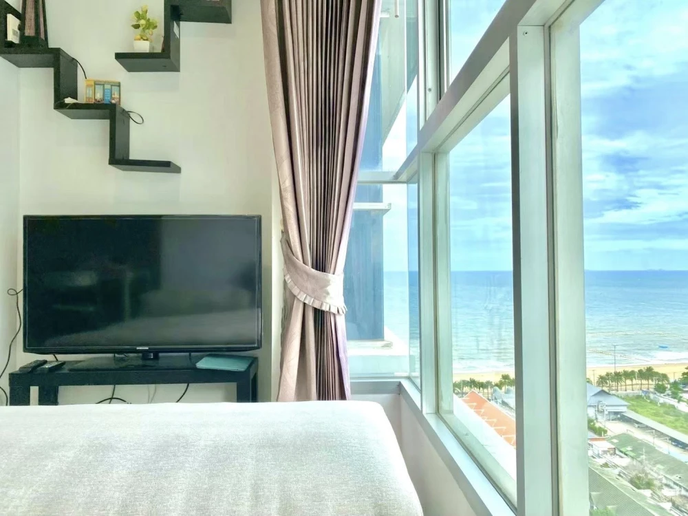 For rent: Lumpini Parkbeach Jomtien, spacious room with plenty of usable space, complete amenities, beautiful view, don't miss it!