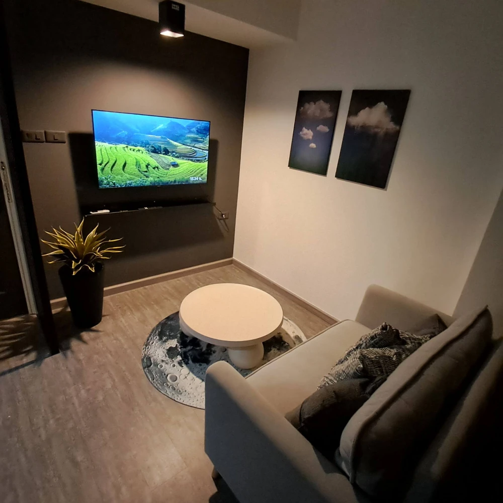 For rent: Lumpini Place Phahol-Sapankhwai, ready to move in, fully furnished, spacious room, ready to move in, reserve now.