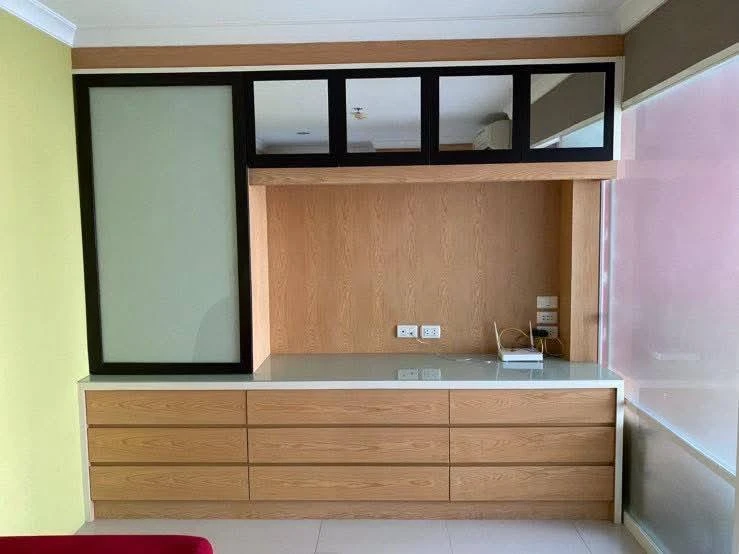 For rent Lumpini Place Rama 9–Ratchada, 8th floor, fully furnished, book now, don't wait.