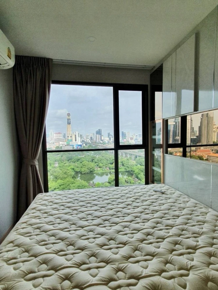 For rent: Lumpini Suite Phetchaburi-Makkasan, 23rd floor, fully furnished, ready to move in, reserve now.