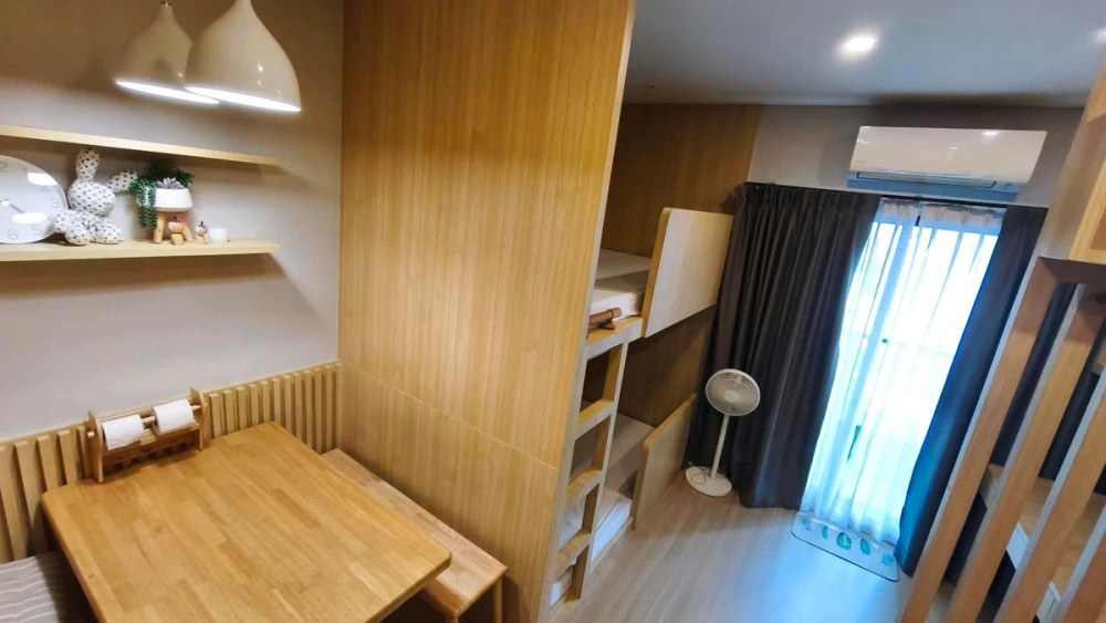 For rent: Lumpini Suite Phetchaburi-Makkasan, 24th floor, nice room, fully furnished, reserve now!
