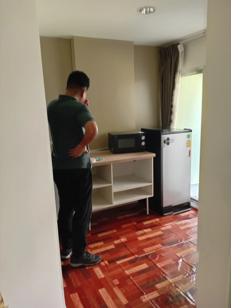 For rent: Lumpini Township Rangsit Klong 1, 1st floor, partitioned room, fully furnished, ready to move in, reserve now!
