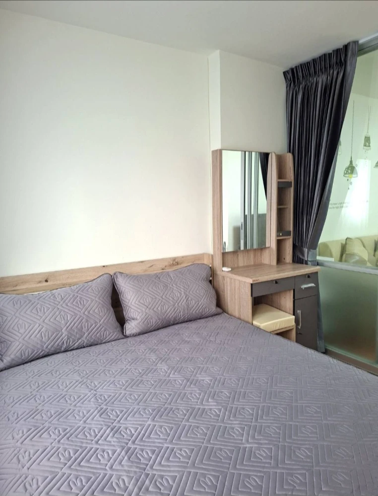 For rent: Lumpini Township Rangsit Klong 1, 2nd floor, partitioned room, fully furnished, nice to live in, reserve now, hurry!