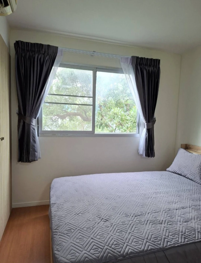 For rent: Lumpini Township Rangsit Klong 1, 2nd floor, partitioned room, fully furnished, nice to live in, reserve now, hurry!