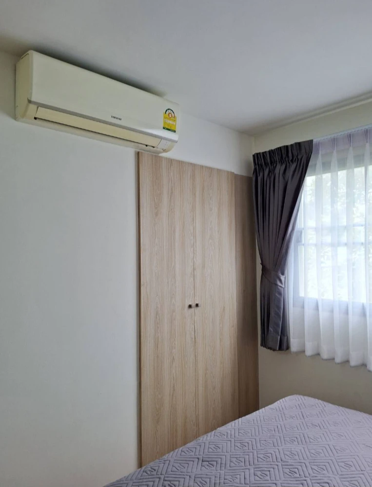 For rent: Lumpini Township Rangsit Klong 1, 2nd floor, partitioned room, fully furnished, nice to live in, reserve now, hurry!