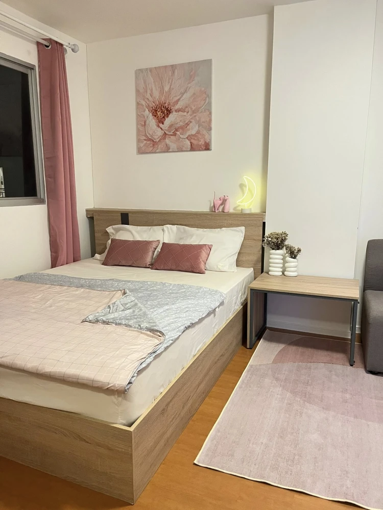 For rent: Lumpini Township Rangsit Klong 1, 4th floor, beautiful room, fully furnished, nice to live in, reserve now, don't miss out!