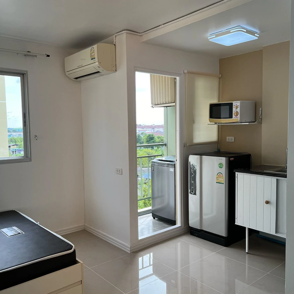 For rent: Lumpini Township Rangsit Klong 1, 6th floor, beautiful room, nice to live in, fully furnished, reserve now, hurry!