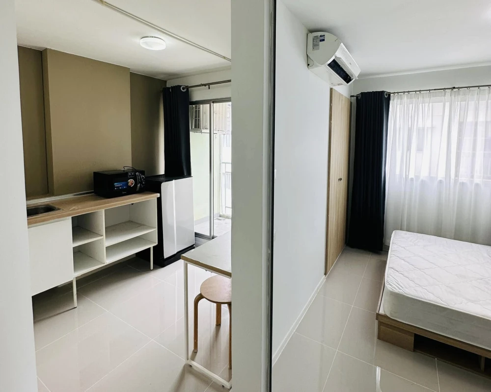 For rent: Lumpini Township Rangsit Klong 1, 7th floor, partitioned room, fully furnished, ready to move in. If interested, hurry and reserve now.