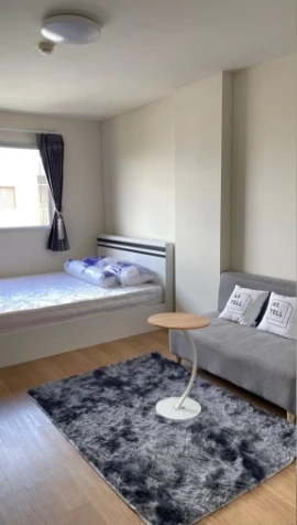 For rent Lumpini Township Rangsit Klong 1 corner room with privacy, affordable price, reserve now, don't hesitate.