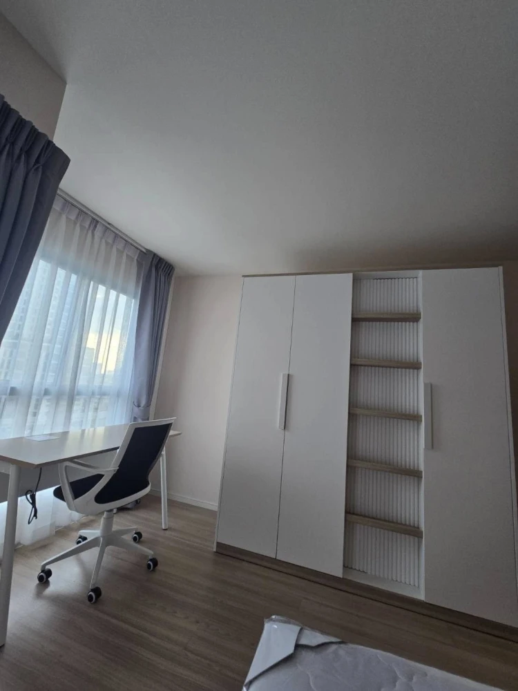 For rent: Lumpini Ville Chaengwatthana-Pakkret Station, 29 sq.m., 9th floor, fully furnished with high-quality furniture. Ready to move in.