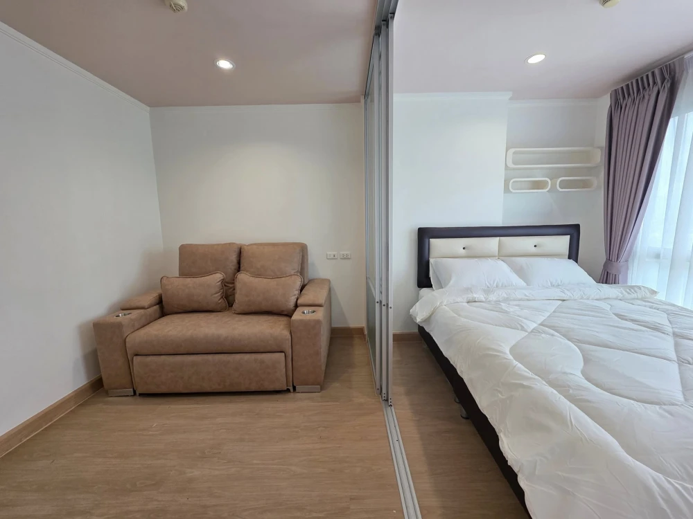 For rent: Lumpini Ville Chaengwatthana-Pakkret Station, high floor, ready to move in, fully furnished, hurry and reserve now+++