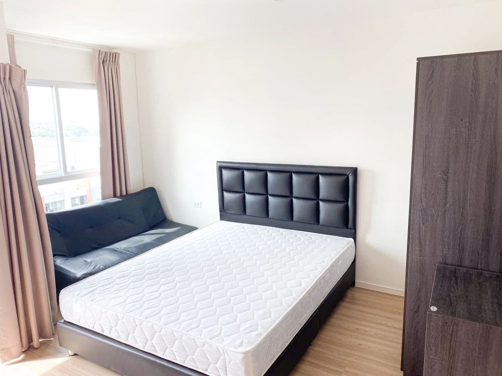 For rent: Lumpini Ville Chaengwatthana-Pakkret Station, ready to move in, fully furnished, affordable price, reserve now!